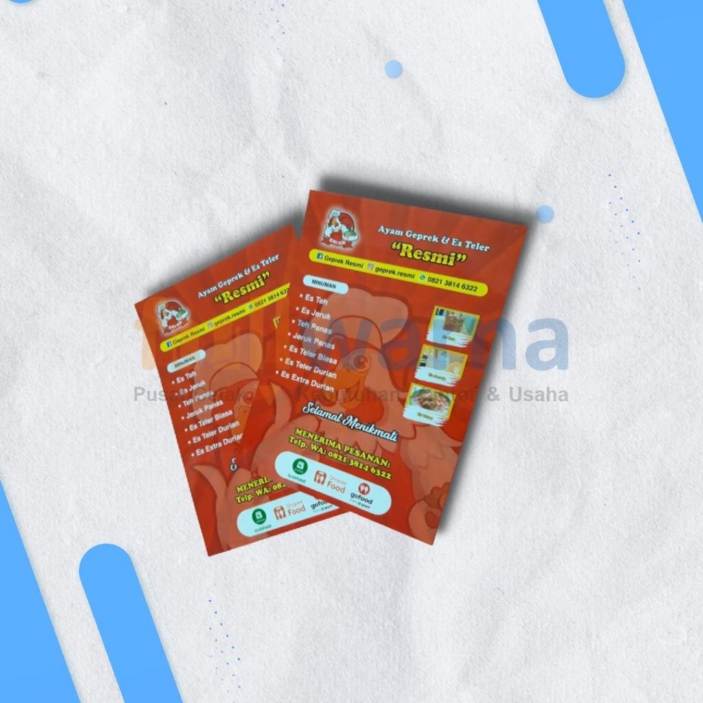 Buku Menu Pendukung Sajianmu