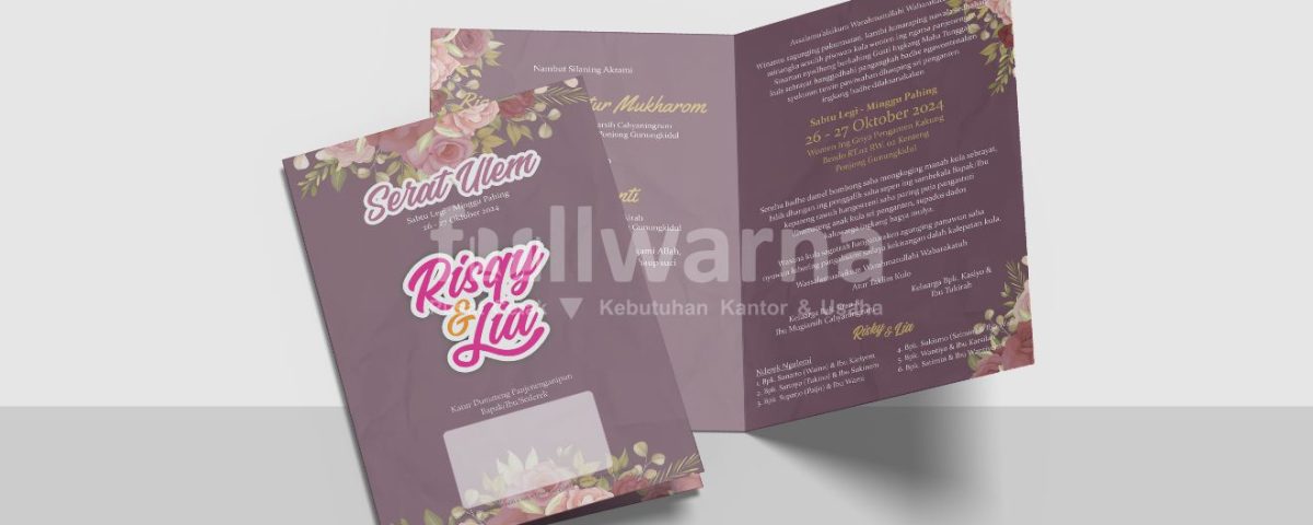 Percetakan Undangan Pernikahan