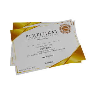 percetakan sertifikat