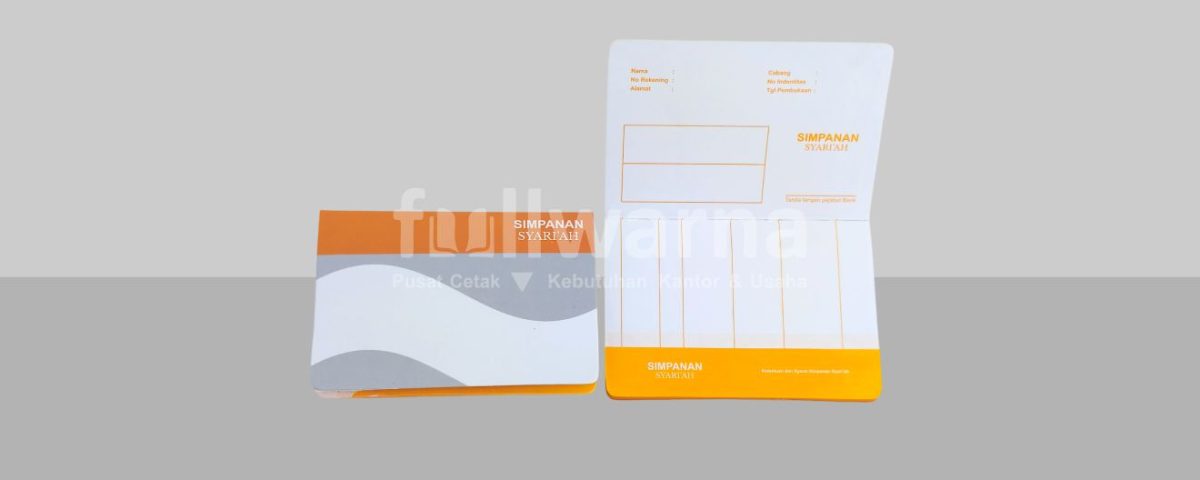 Supplier Buku Tabungan Terpercaya, Pengerjaan Rapi, & Presisi